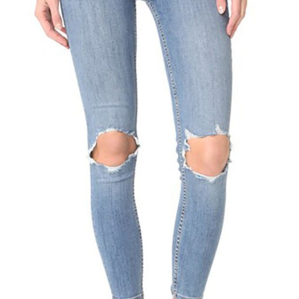 Free People Busted Knee Jeans sz 26